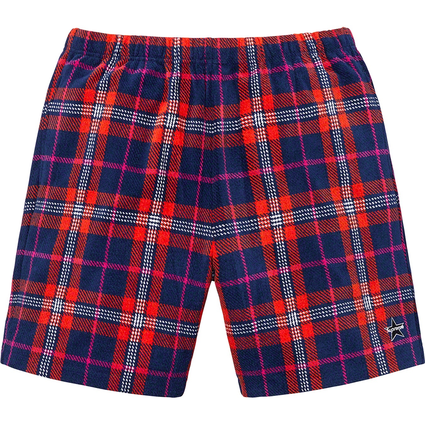 Plaid Velour Short view 4